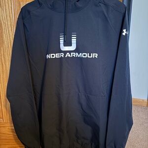 Under Armour Black UA Unstoppable Pullover with hood